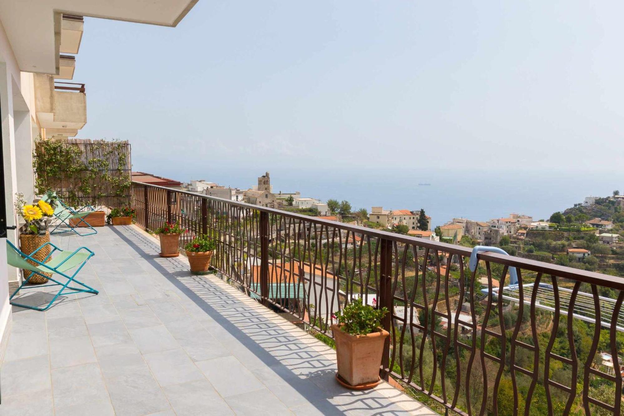 Colpo Dali Amazing View In Ravello Villa Exterior foto